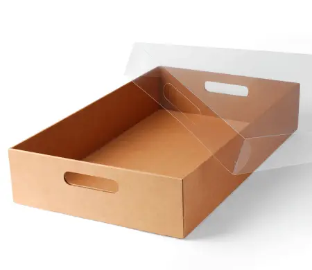 Cardboard Tray for Cupcakes, with Handle