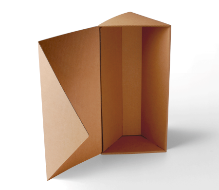 Triangular Bottle Box, Very Original