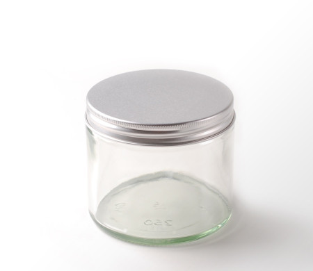 Glasbehälter für aromatische Cremes oder Kerzen