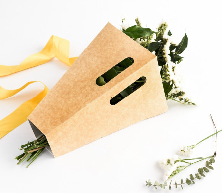 Scatola per mazzi di fiori senza un ordine minimo