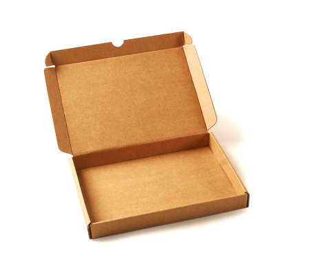 Caja plana para envío postal