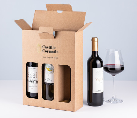 Box for Wine Very resistant, for Two or Three bottles!