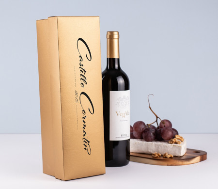 Scatola Vino Foderata con Coperchio | SelfPackaging