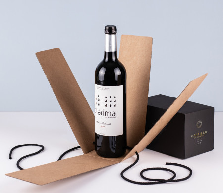 Caja de Cartón para Botellas Perfecta para Regalo