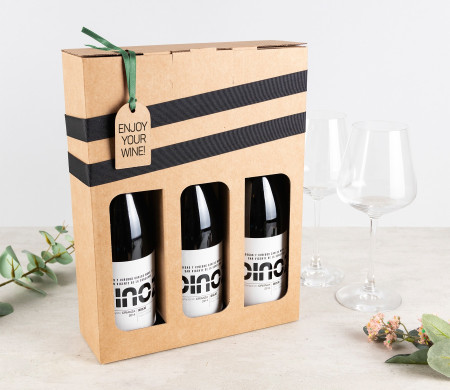 Box for Wine Very resistant, for Two or Three bottles!