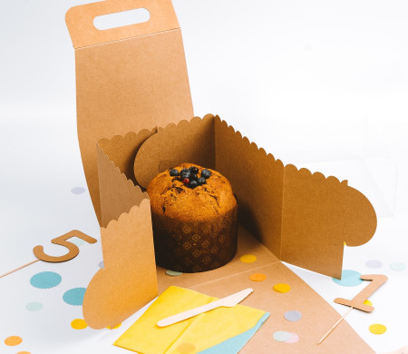 Caja para Tartas y Pasteles, con Asa y Tapa