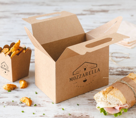 Cardboard Picnic Box for Gifts