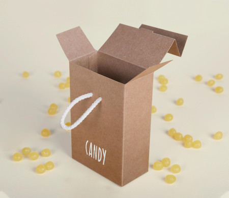Caja Regalo de Cartón con Un Cierre Muy Original