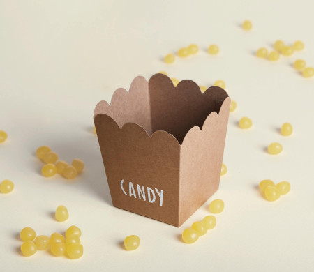 Boîte à pop-corn pour fêtes et évènements