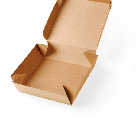 Boîte carrée en carton pour sushis