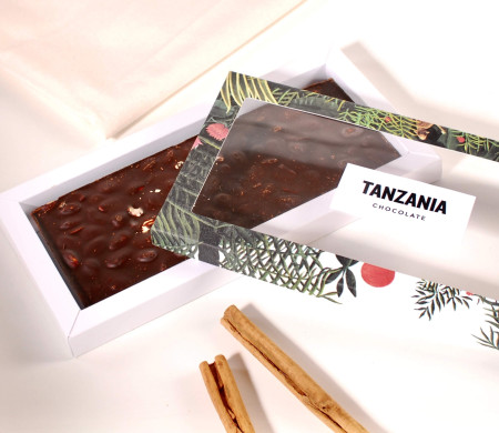 Caja de cartón con ventana para galletas