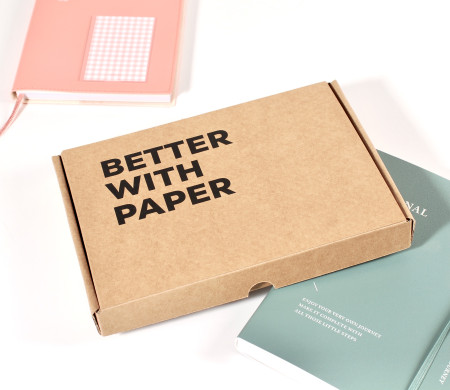 Caja plana para envío postal