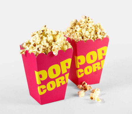 Popcorn-Schachtel für Feiern und Veranstaltungen