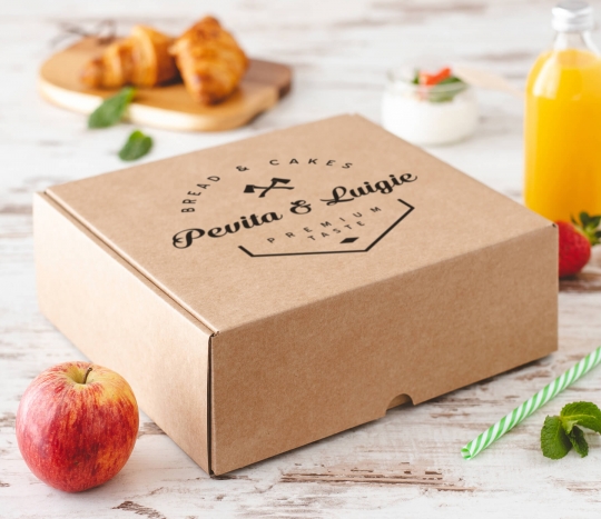 Card box for breakfasts