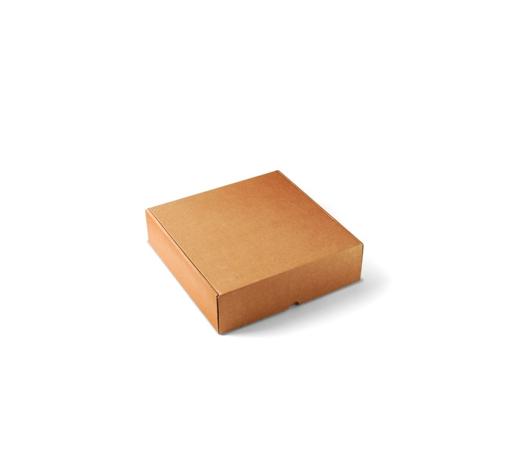 Flat box with beer holder