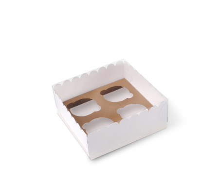Caja para 4 Cupcakes