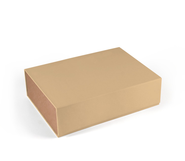 Boîte rectangulaire en carton doublée à monter soi-même