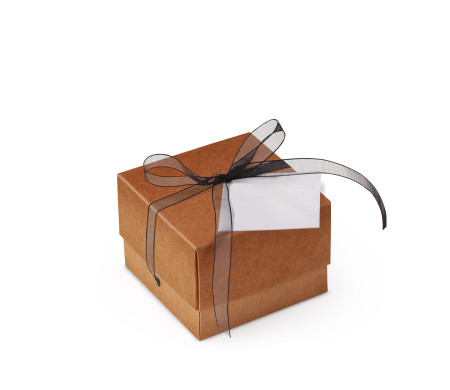 Schöne Geschenkbox mit Deckel und Schleife
