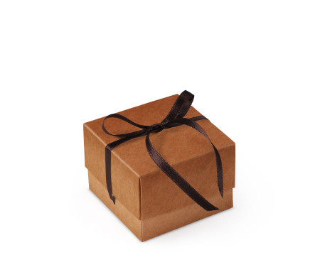 Graziosa Scatola Regalo con Coperchio e Fiocco Decorativo 