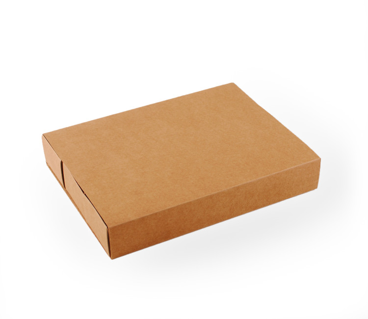 Caja de cartón para sushi alargada con faja Caja de cartón para sushi alargada con faja