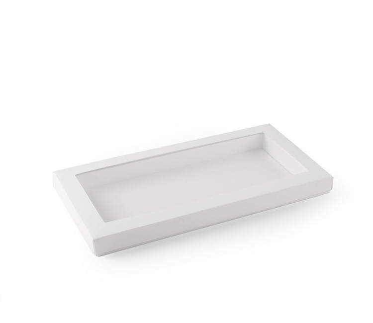 Boîte en carton avec fenêtre pour biscuits