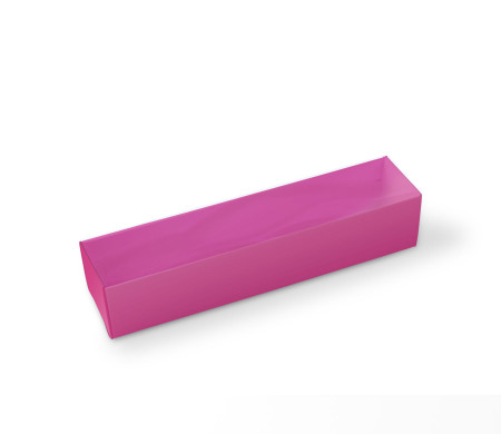 Macaron box with a Clear Plastic Strip