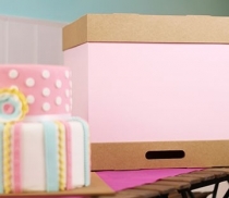 Boxes for large cakes