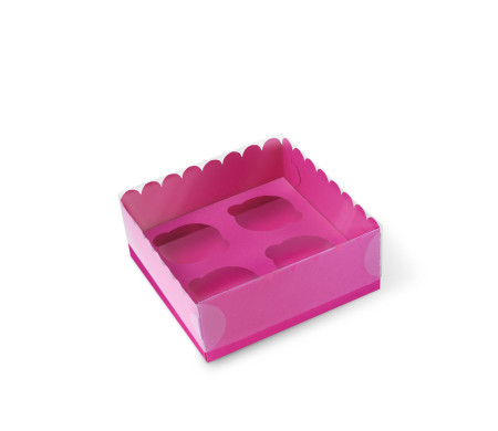 Caja para 4 Cupcakes