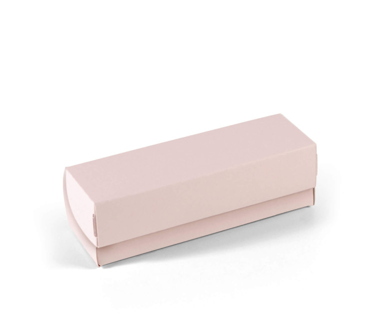 Boîte allongée avec couvercle pour macarons