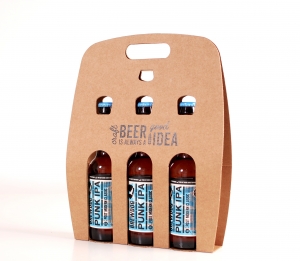 Caja para tres cervezas customizable
