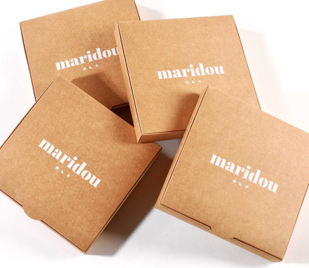 Caja kraft personalizada barata y ecológica