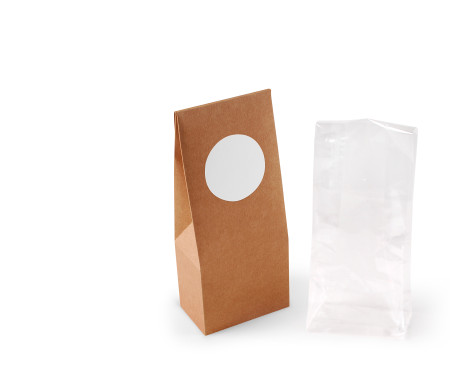Box with window for food