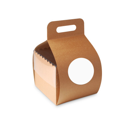 Box for Cakes and Pies, with a Handle and Lid