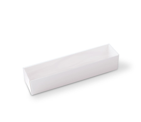 Macaron box with a Clear Plastic Strip