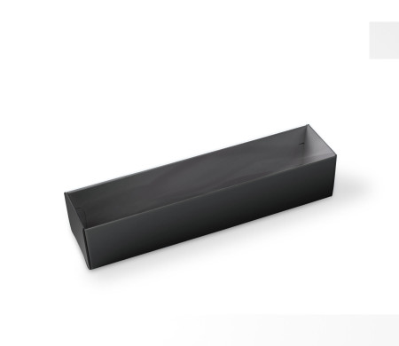 Macaron box with a Clear Plastic Strip