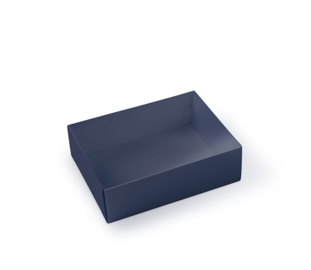Macaron box with a Clear Plastic Strip