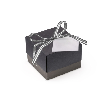 Graziosa Scatola Regalo con Coperchio e Fiocco Decorativo 