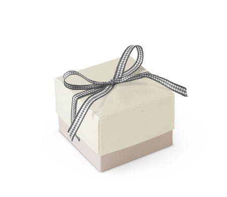 Graziosa Scatola Regalo con Coperchio e Fiocco Decorativo 