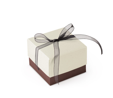 Graziosa Scatola Regalo con Coperchio e Fiocco Decorativo 