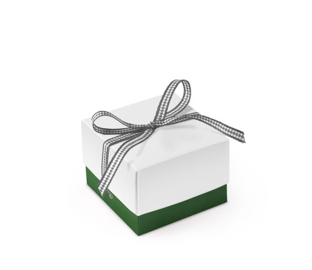 Graziosa Scatola Regalo con Coperchio e Fiocco Decorativo 