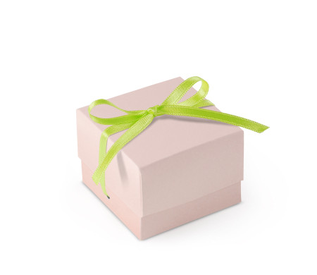 Graziosa Scatola Regalo con Coperchio e Fiocco Decorativo 