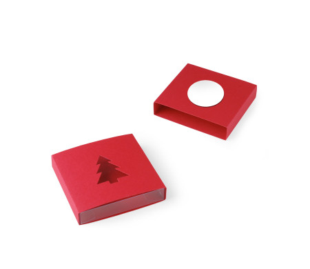 Box for Sweets with an Original Die Cut Figure 