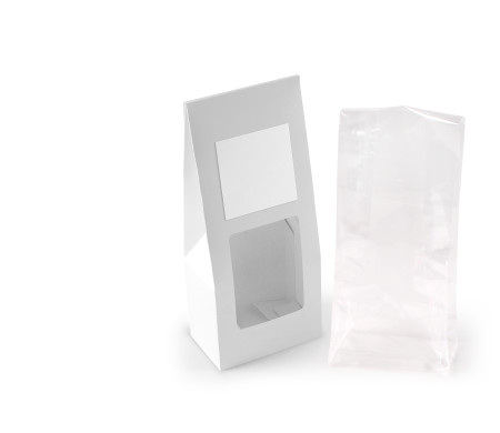 Box with window for food