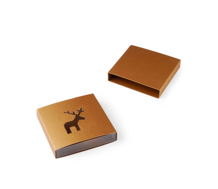 Box for Sweets with an Original Die Cut Figure 