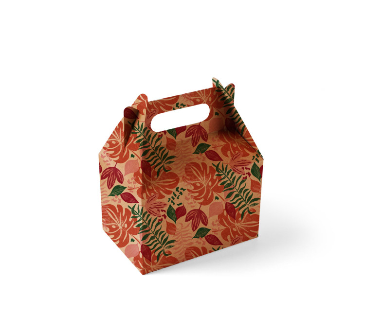 Picknick-Schachtel aus Karton für Geschenke Picknick-Schachtel aus Karton für Geschenke