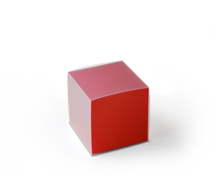 Cardboard Box for Small Gifts, Shaped like a Cube