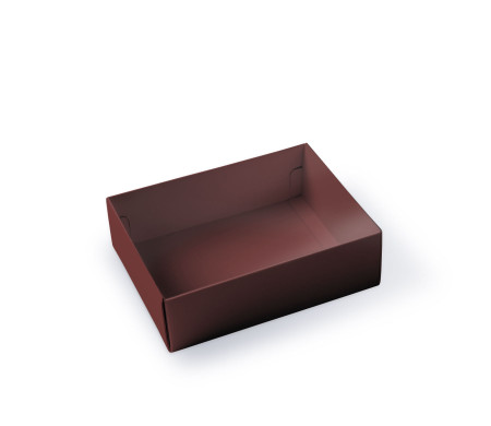 Macaron box with a Clear Plastic Strip