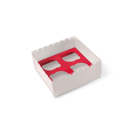 Caja para 4 Cupcakes