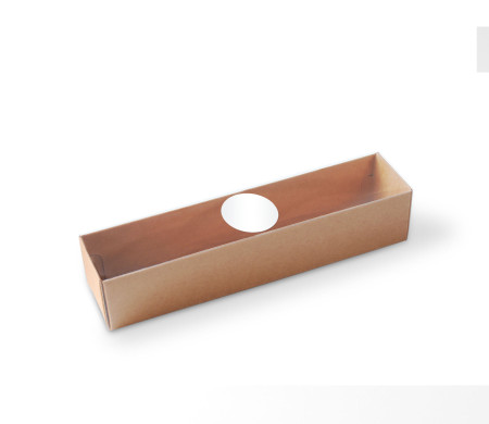 Caja para Macarons con Faja transparente