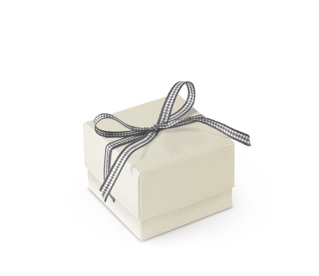 Graziosa Scatola Regalo con Coperchio e Fiocco Decorativo 